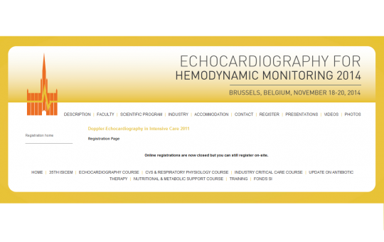 picture Echocardiography for Hemodynamic Monitoring 2014