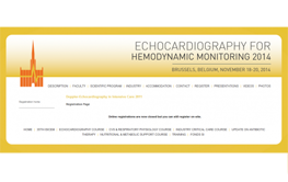 Echocardiography for Hemodynamic Monitoring 2014